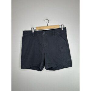 Eddie Bauer Cargo Shorts Gray Summer Trail Stretch Hiking Womens Size 10